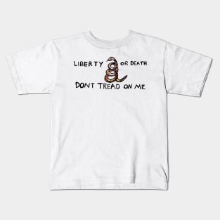 Don't Tread on Me Watercolor Kids T-Shirt